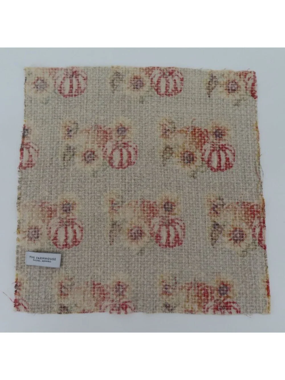 The Farmhouse Rachel Ashwell 6 Waffle Fabric Sunflower Pumpkin Fabric Napkins